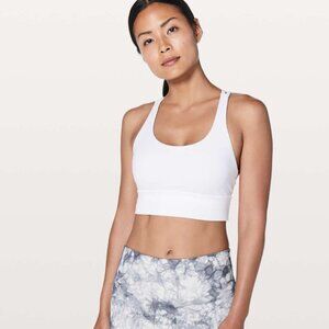 Lululemon Energy Bra *Long Line White size 4